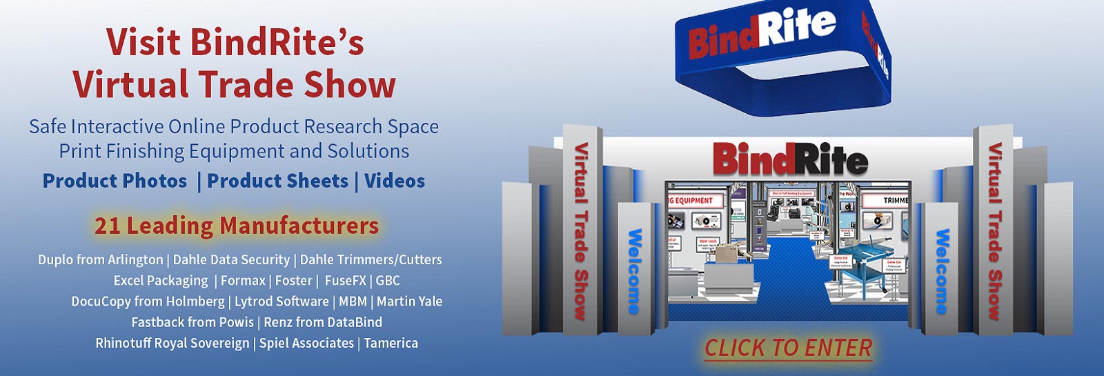 Binding products trade show